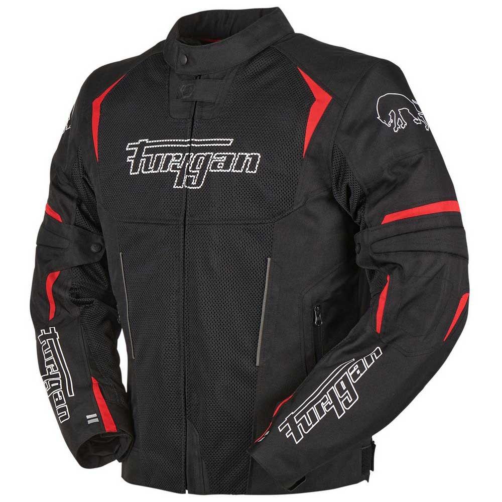 Furygan Ultraspark Vent Jacket Black Red Mens - L