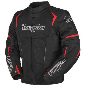 Furygan Ultraspark Vent Jacket Black Red Mens - L