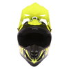 Frank Thomas SC16 Zombie Yellow Motocross Helmet Front                                                                                                                                                                                                         