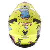 Frank Thomas SC16 Zombie Yellow Motocross Helmet Back                                                                                                                                                                                                          