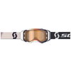 Scott Prospect Amplifier Goggles Blue White Gold Chrome Works No Size