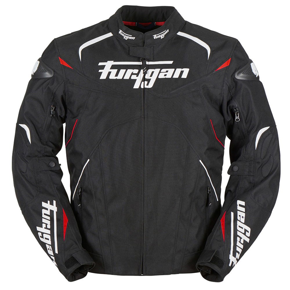 Furygan Narval Jacket Black White Red No Size
