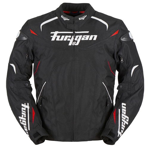 Furygan Narval Jacket Black White Red No Size