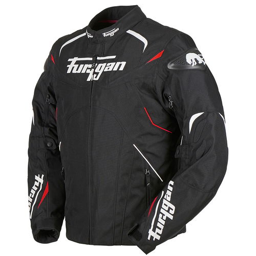 Furygan Narval Jacket Black White Red No Size