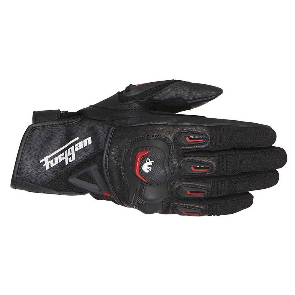Furygan Volt Gloves Black Red Mens - 2XL