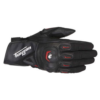 Furygan Volt Gloves Black Red Mens - 2XL