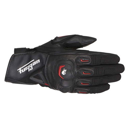 Furygan Volt Gloves Black Red Mens - 2XL