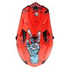 Frank Thomas SC16 Zombie Orange Motocross Helmet Top                                                                                                                                                                                                           