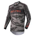 Racer Tactical Jersey Black Grey Camo Red Fluo