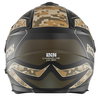 IXS HX207 Camoflage Matt Black Green Full Face Motorcycle Helmet Back                                                                                                                                                                                          