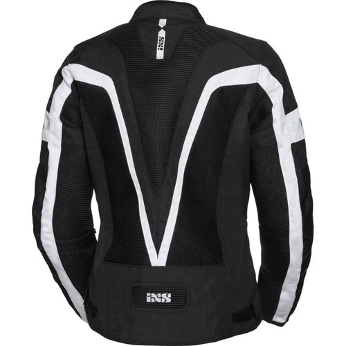 IXS Larissa Air-2 Ladies Jacket Black White Ladies - 3XL