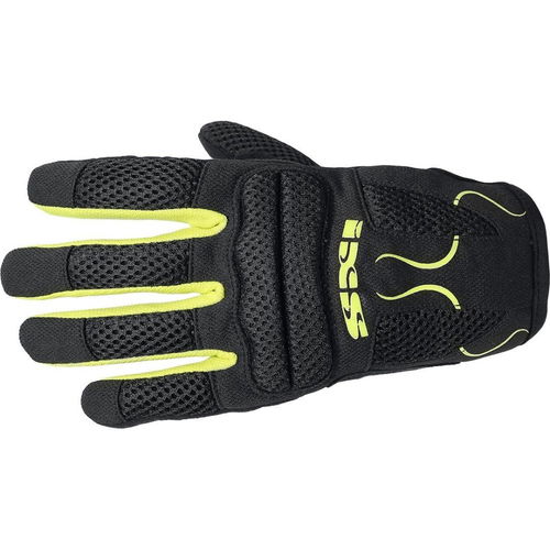 IXS Samur Evo Gloves Black Yellow Ladies - L