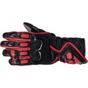 RS-200 2 Gloves Black Red