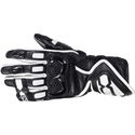 RS-200 2 Gloves Black White