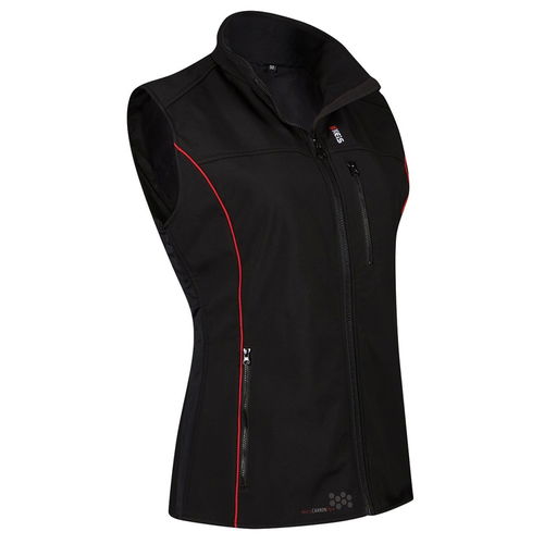 Keis B501WRP Premium Black Red Ladies - 14