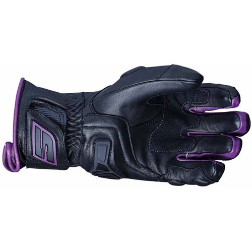 Five RFX4 Womens Adult Gloves Black Purple Ladies - M