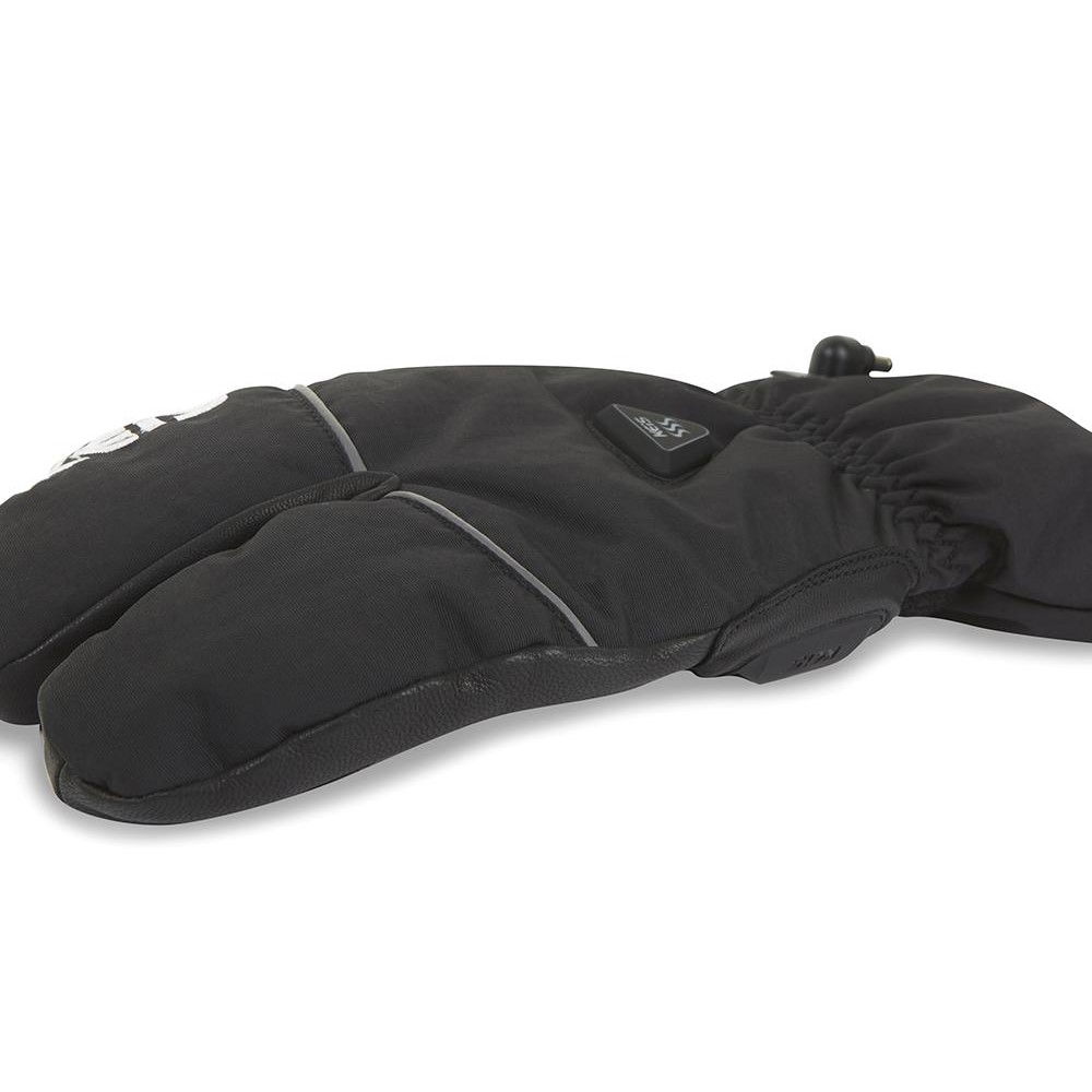 Keis G301 Heated 3-Finger Gloves Black Mens - S