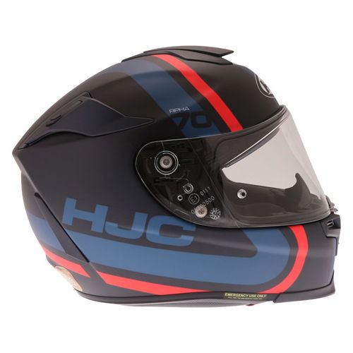 HJC Rpha 70 Gaon Blue Full Face Motorcycle Helmet Right Side                                                                                                                                                                                                   