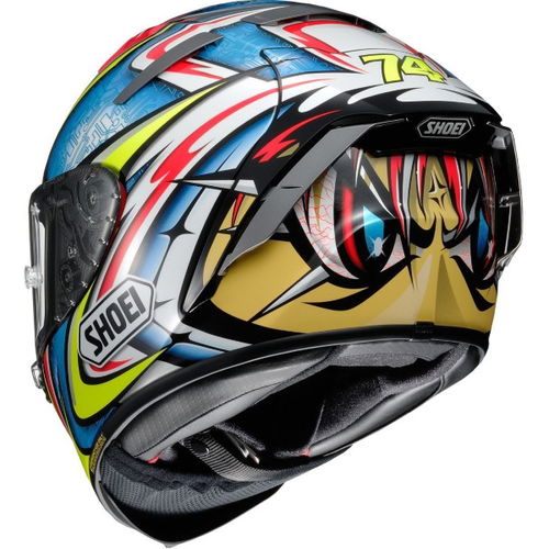 Shoei X-Spirit 3 Daijiro Full Face Motorcycle Helmet Back Left                                                                                                                                                                                                 