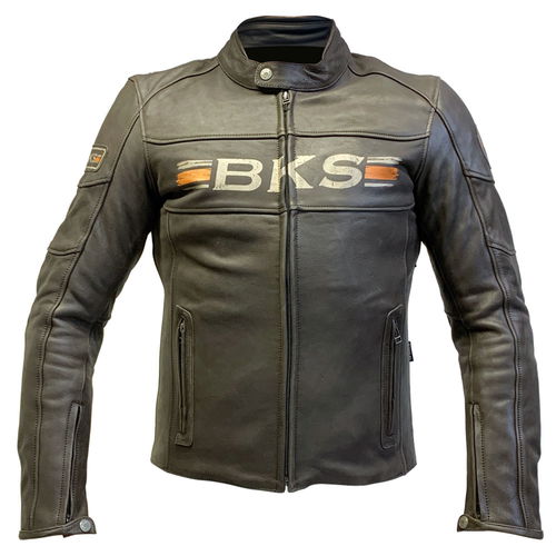 BKS Fury II Jacket Brown Orange Mens - 40