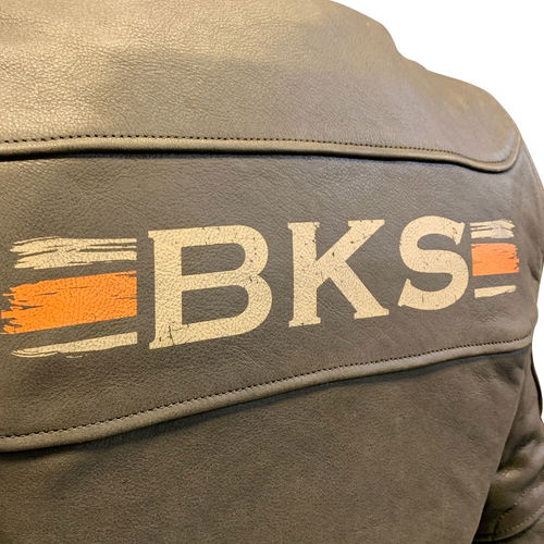 BKS Fury II Jacket Brown Orange Mens - 40