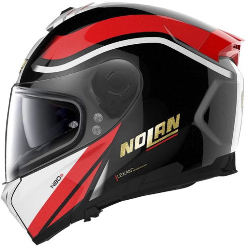 Nolan N80-8 50th Anniversary Helmet Black White Red 026 2XS (54 cm)