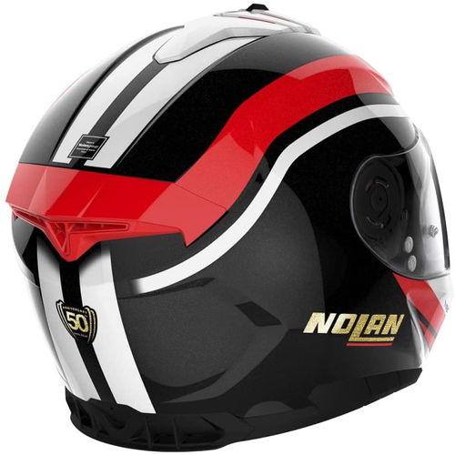 Nolan N80-8 50th Anniversary Helmet Black White Red 026 2XS (54 cm)
