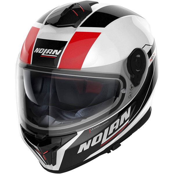 Nolan N80-8 Mandrake Helmet Metal White Black Red 049 2XS (54 cm)