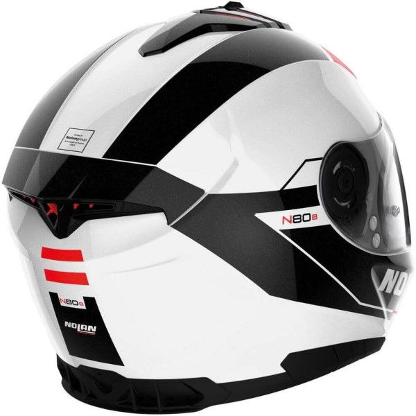 Nolan N80-8 Mandrake Helmet Metal White Black Red 049 2XS (54 cm)