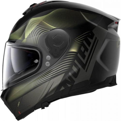 Nolan N80-8 Powerglide Helmet Flat Black Gold 046 2XS (54 cm)