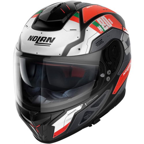 Nolan N80-8 Starscream Helmet Flat Black White Red 035 2XS (54 cm)