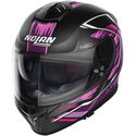 N80-8 Thunderbolt Helmet Flat Black Purple 029