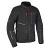 Oxford Products Mondial Advanced Black Textile Motorcycle Jacket Front                                                                                                                                                                                         