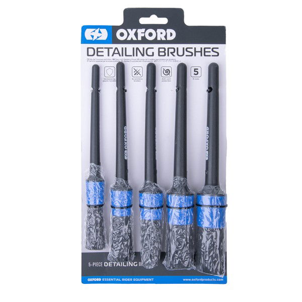 Oxford Products Detailing Brushes Set Of 5 No Size