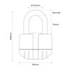 Oxford Products Boss Alarm Chain Lock 12mm x 2 No Size