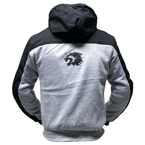 BKS Edge Hoody Black Silver Mens - S