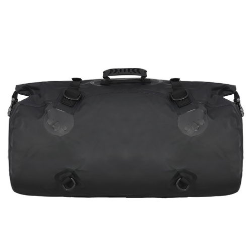 Oxford Products Aqua T-20 Black Waterproof Motorcycle Roll Bag Back                                                                                                                                                                                            