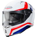 Avalon Blast Helmet White Blue Red