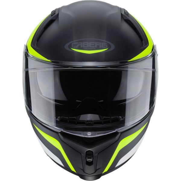 Caberg Avalon Blast Helmet Matt Black White Yellow Fluo S (55-56 cm)