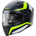 Avalon Blast Helmet Matt Black White Yellow Fluo