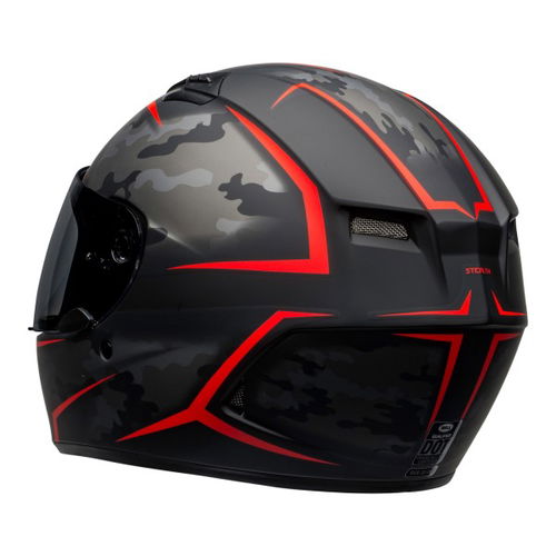 Bell Qualifier STD Stealth Helmet Matt Black Red No Size