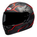 Qualifier STD Stealth Helmet Matt Black Red