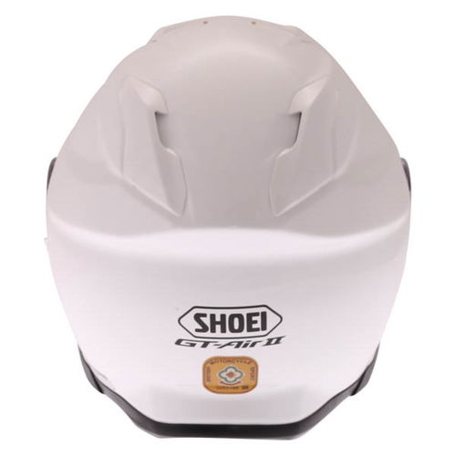 Shoei GT Air 2 White Full Face Motorcycle Helmet Back                                                                                                                                                                                                          