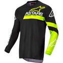 Youth Racer Chaser Jersey Black Yellow Fluo