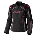 S1 CE Ladies Textile Jacket Black Neon Pink