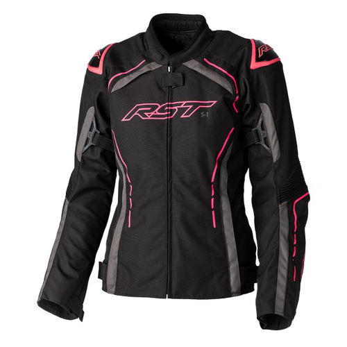 RST S1 CE Ladies Jacket Black Neon Pink No Size