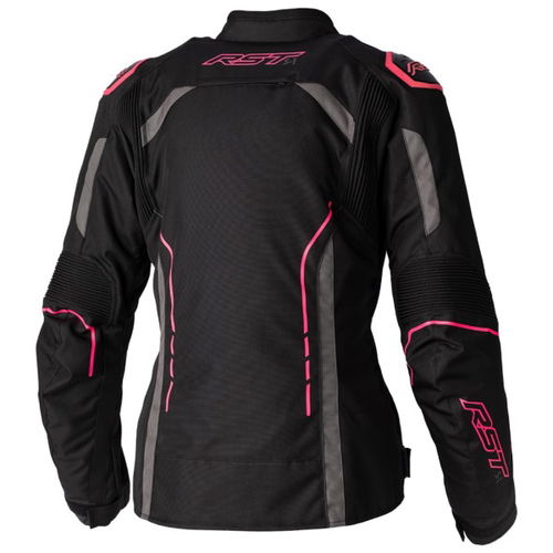 RST S1 CE Ladies Jacket Black Neon Pink No Size
