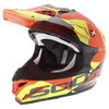 Scorpion Vx 15 Akra Helmet Black Orange Yellow M (57-58 cm)