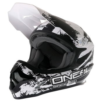 Oneal 3Series Shocker Helmet Black White M (57-58 cm)