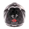 BKS 303 Piston Kids MX Helmet Silver Kids - 2XS (52 cm)